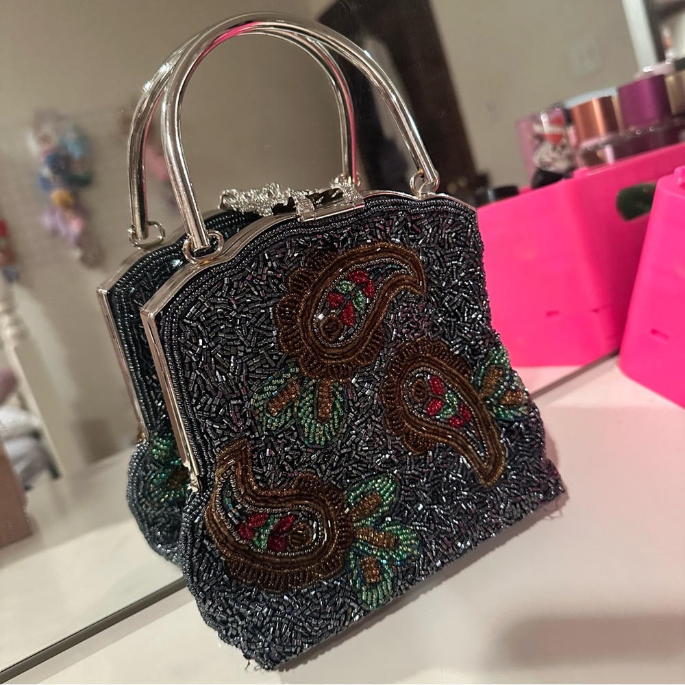 Elegant Beaded Handbag